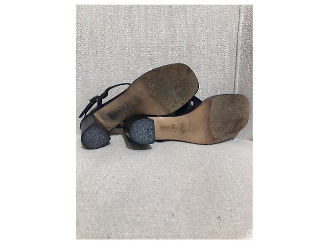 Sandali GUCCI T.EU 38.5 Tessuto Blu - vista 7