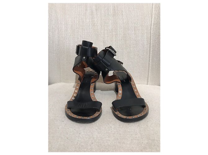 ISABEL MARANT Sandali T.EU 36 Pelle Nero - vista 2