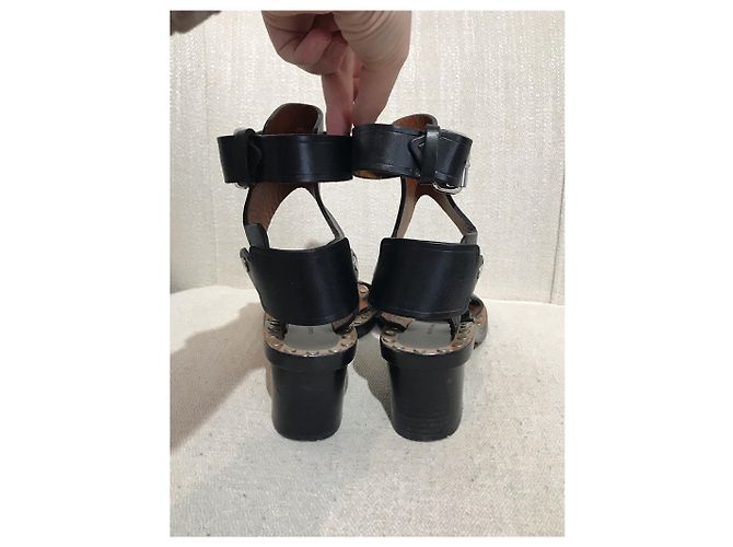 ISABEL MARANT Sandali T.EU 36 Pelle Nero - vista 3