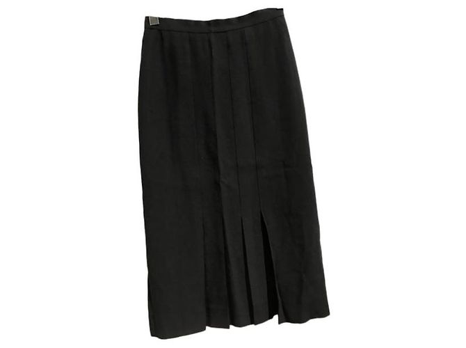 Faldas CHANEL T.International S Sintético Negro - vista 4