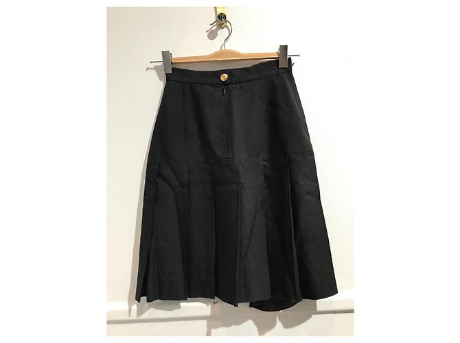 Faldas CHANEL T.International S Sintético Negro - vista 2
