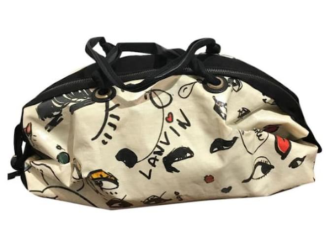Borse LANVIN T. Tessuto Crudo - vista 11