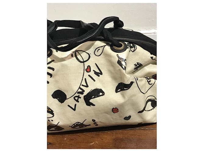 Borse LANVIN T. Tessuto Crudo - vista 2
