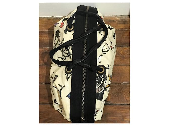 Borse LANVIN T. Tessuto Crudo - vista 4