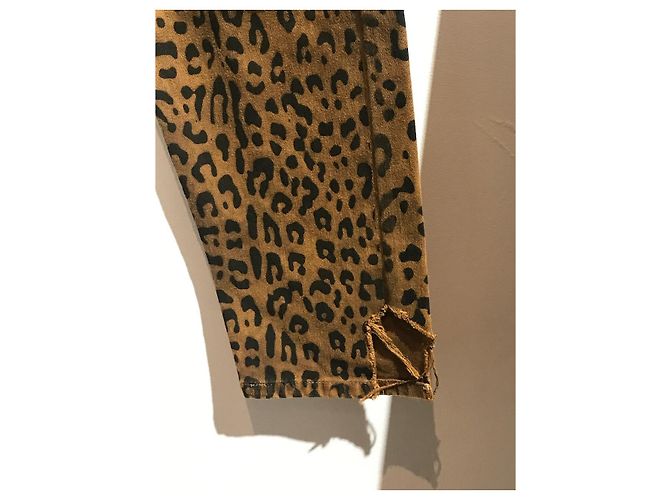 SAINT LAURENT Jeans T.US 29 Cotone Cammello - vista 4