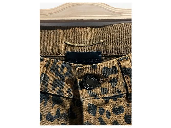 SAINT LAURENT Jeans T.US 29 Cotone Cammello - vista 5