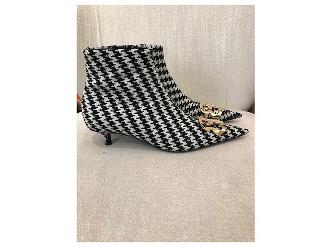 Stivaletti BALENCIAGA T.EU 37 Tessuto Nero - vista 2