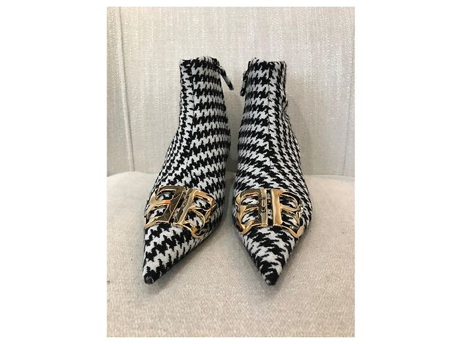 Stivaletti BALENCIAGA T.EU 37 Tessuto Nero - vista 3