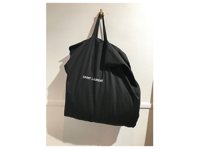 Abrigos SAINT LAURENT T.International M Algodón Negro - vista 5