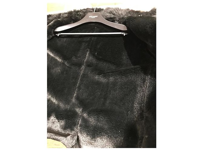 Abrigos SAINT LAURENT T.International M Algodón Negro - vista 7