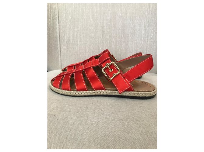 Sandali MARNI T.EU 38 Tessuto Rosso - vista 3