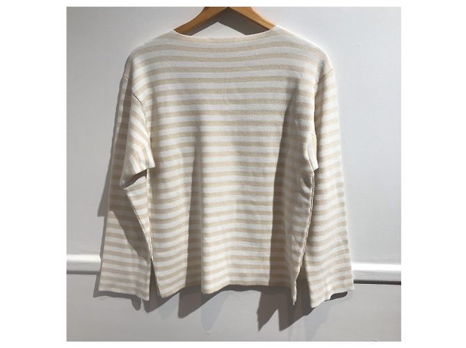Céline CELINE Strickwaren T.International XS Baumwolle Beige - Ansicht 2