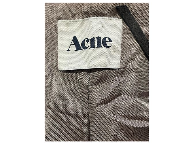Giacca ACNE STUDIOS T.FR 38 in suede Marrone - vista 4