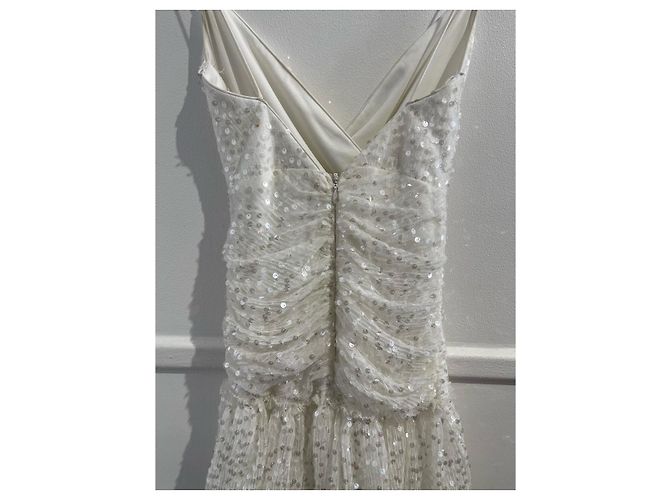 Autre Marque RAISA VANESSA Kleid T.FR 36 Polyester Weiß - Ansicht 4