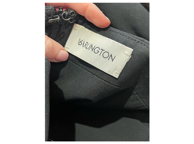 & Other Stories 16 ARLINGTON Kleider T.International S Polyester Schwarz - Ansicht 3