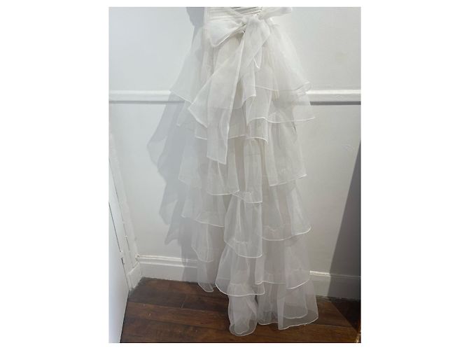 Autre Marque RAISA VANESSA Kleid T.FR 38 Synthetisch Weiß - Ansicht 3