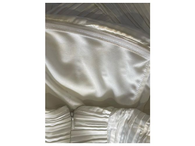 Autre Marque RAISA VANESSA Kleid T.FR 38 Synthetisch Weiß - Ansicht 9