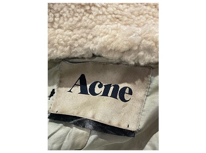 ACNE STUDIOS Jacke T.FR 38 Leder Schwarz - Ansicht 4