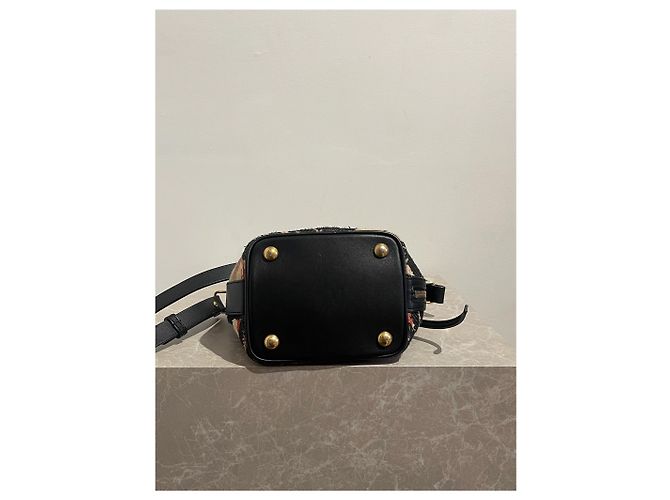 Emmanuelle Borse SAINT LAURENT T. Pelle Nero - vista 4