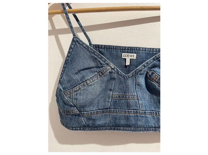 LOEWE Tops T.FR 36 Denim - Jeans Azul - vista 2