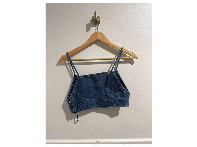 LOEWE Tops T.FR 36 Denim - Jeans Azul - vista 3