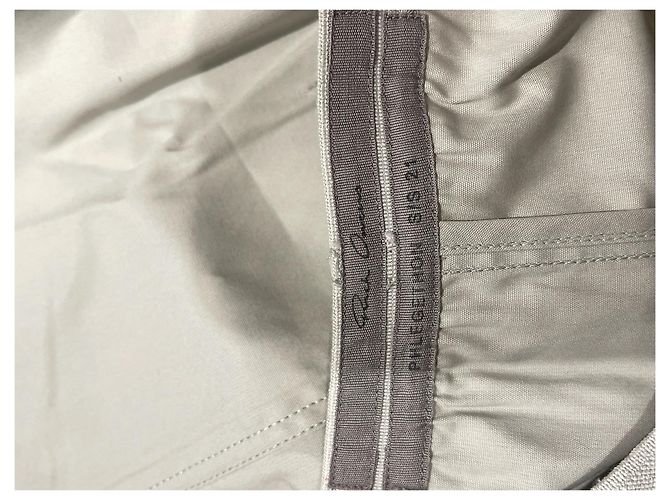 FALDAS RICK OWENS T.IT 38 Algodón Gris - vista 3