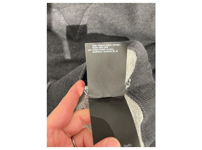 SAINT LAURENT Strickwaren T.International S Baumwolle Grau - Ansicht 5