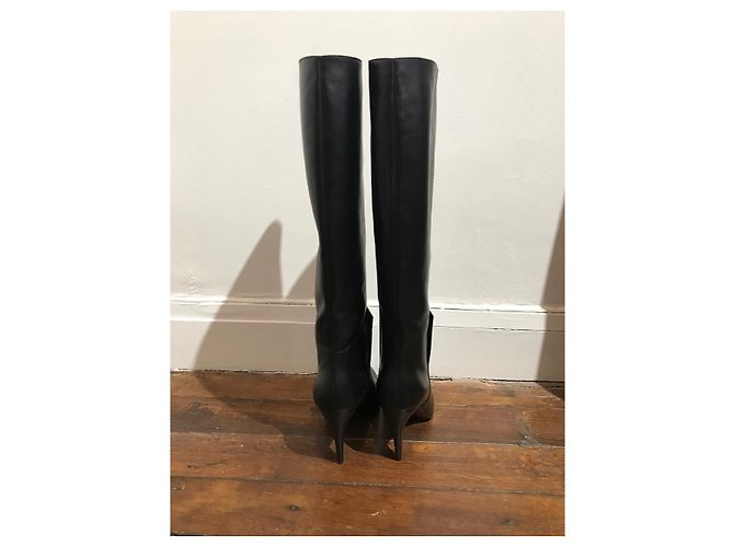 Botas BALENCIAGA T.EU 40 Cuero Negro - vista 4