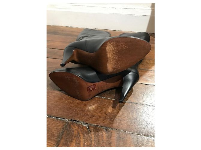 Botas BALENCIAGA T.EU 40 Cuero Negro - vista 6