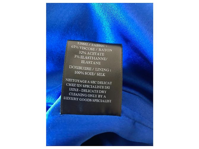 Vestidos AZZARO T.FR 38 Viscosa Negro - vista 6