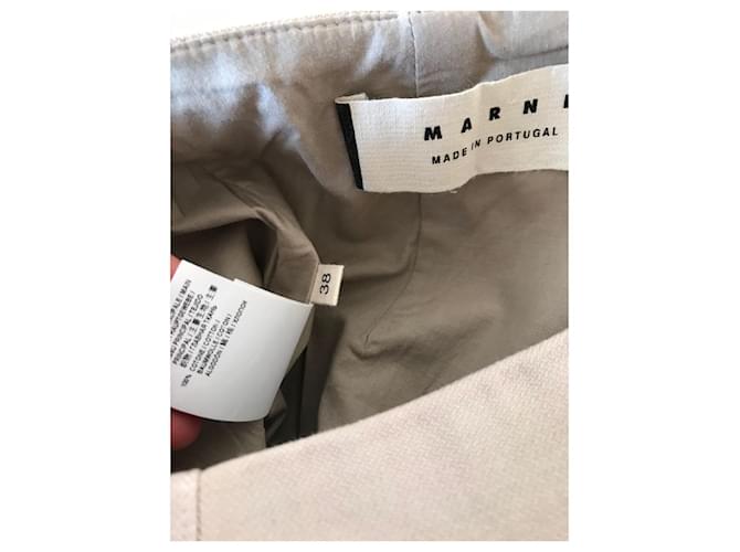 Gonne MARNI T.FR 34 Cotone Beige - vista 3