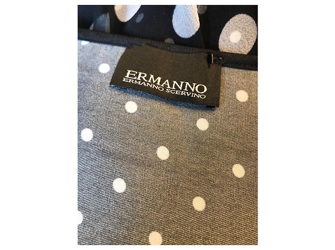 ERMANNO SCERVINO Kleider T.International S Seide Schwarz - Ansicht 4