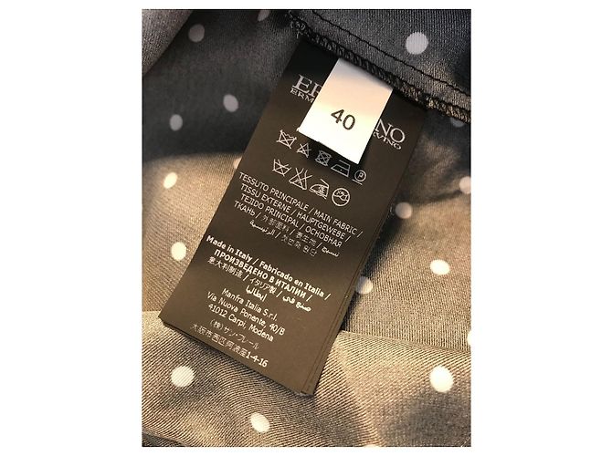 ERMANNO SCERVINO Kleider T.International S Seide Schwarz - Ansicht 5