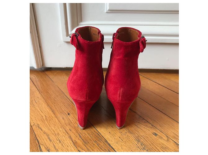Botines LANVIN T.EU 36 Ante Roja - vista 3