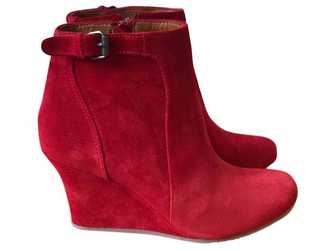 Botines LANVIN T.EU 36 Ante Roja - vista 7