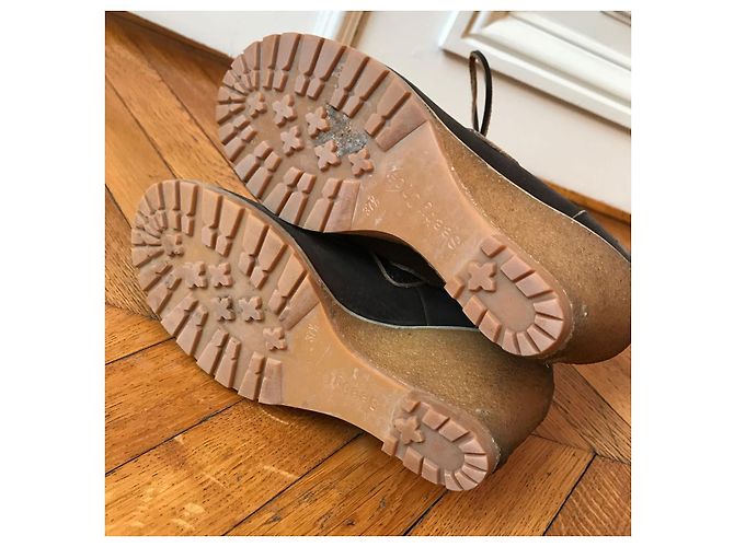 Chloé CHLOE Botines T.EU 37.5 Cuero Gris - vista 5