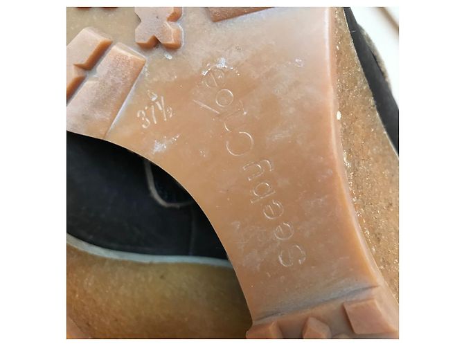 Chloé CHLOE Botines T.EU 37.5 Cuero Gris - vista 6