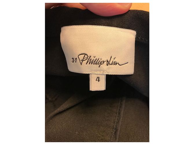 3.1 PHILLIP LIM Pantalones T.FR 36 Algodón Negro - vista 4