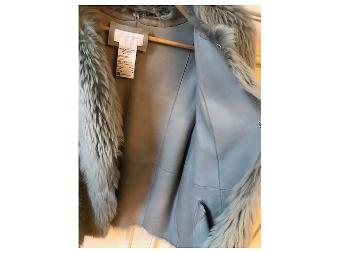 ESCADA Mäntel T.FR 36 Fell Grau - Ansicht 4