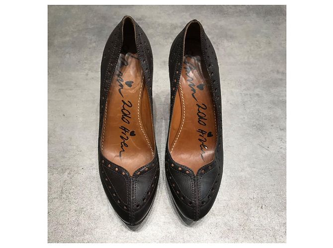 LANVIN Absätze T.EU 40 Leder Braun - Ansicht 2