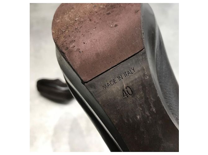 LANVIN Absätze T.EU 40 Leder Braun - Ansicht 5