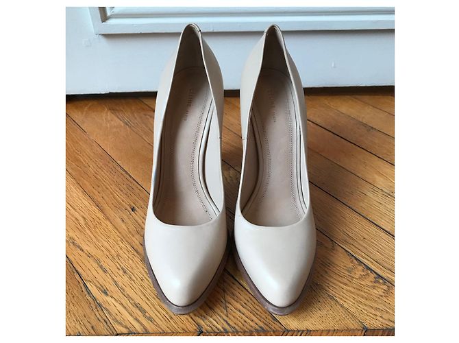 Céline CELINE Absätze T.EU 37 Leder Beige - Ansicht 2