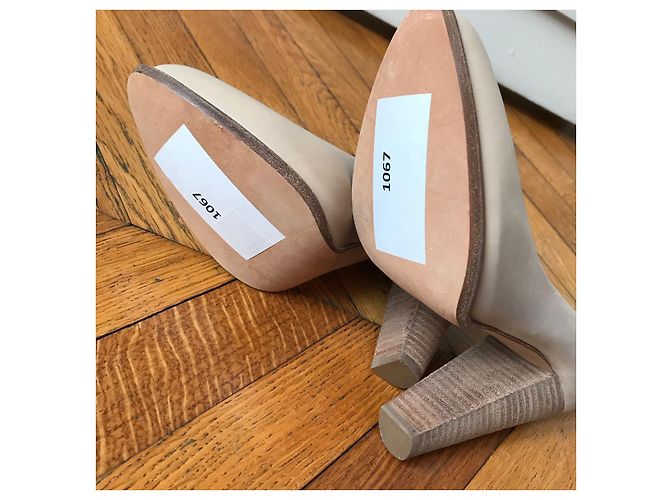 Céline CELINE Absätze T.EU 37 Leder Beige - Ansicht 4