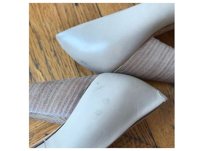 Céline CELINE Absätze T.EU 37 Leder Beige - Ansicht 7