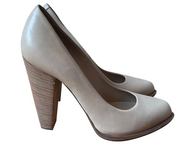 Céline CELINE Absätze T.EU 37 Leder Beige - Ansicht 8