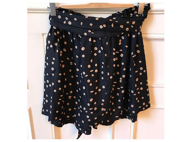 Faldas ISABEL MARANT T.International L Seda Negro - vista 3