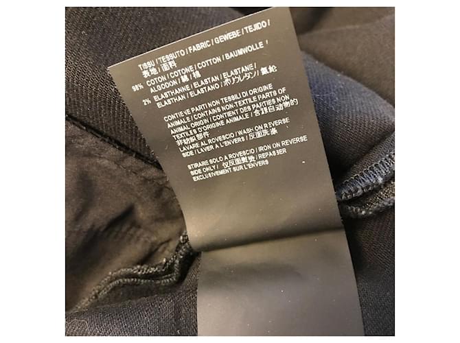 SAINT LAURENT Jeans T.FR 38 Algodón Negro - vista 6