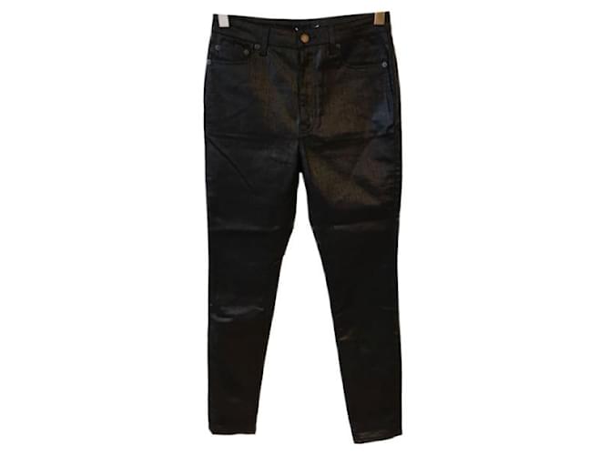 SAINT LAURENT Jeans T.FR 38 Algodón Negro - vista 7