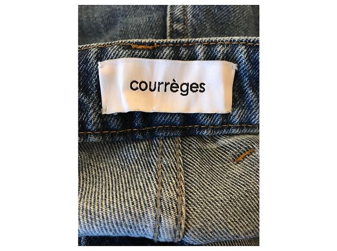 COURREGES Jeans T.FR 42 Cotone Blu - vista 5