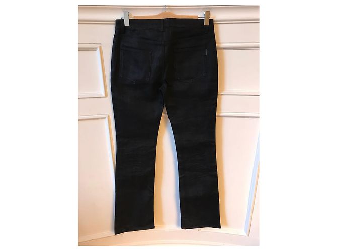 SAINT LAURENT Jeans T.FR 40 Cotone Nero - vista 3